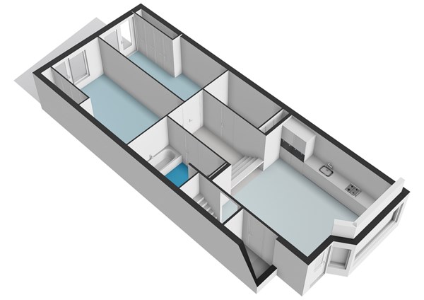 Floor plan - Hemonystraat 49H, 1074 BN Amsterdam 